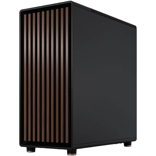 Fractal North TG Mid Tower Case - Black 